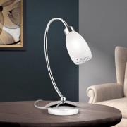 MARISA-pöytävalaisin, 1-lamppuinen, lasivarjostin