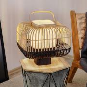 Forestier Bamboo Square S -pöytälamppu, musta