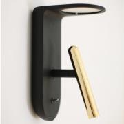 Musta-kultainen LED-seinävalaisin 2Nights_W2