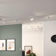 Paulmann URail LED-spotti Circle, himmennettävä, 4 000 K, signaalivalk...