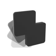 LED-ulkoseinälamppu Pedersano, musta, pituus 14 cm, metalli