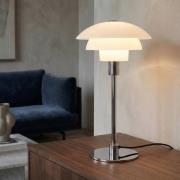 Dyberg Larsen pöytälamppu Morph, opaali, korkeus 35 cm, lasi