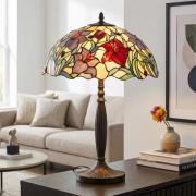 Kukkainen pöytävalaisin ATHINA, käsintehty 62 cm