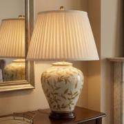 Leaves-pöytävalaisin posliinijalalla