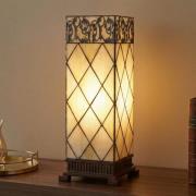 Tiffany-tyylinen Diamond-pöytävalaisin 45 cm