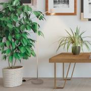 Skriva-lattiavalaisin, beige, säädettävä, metalli, GU10