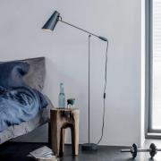 Harmaa retrolattiavalaisin Birdy