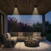 Ideal Lux Gun - kylpyhuoneen kattolamppu, musta