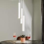 Riippuvalaisin Eye, 3-lamppuinen, pyöreä, valkoinen