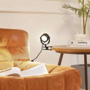 Lindby Jyla-klipsivalaisin, mattamusta, GX53