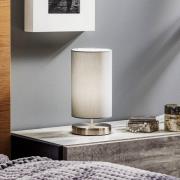 Claire-pöytävalaisin harmaalla kangasvarjostimella