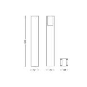 Philips myGarden Bridge-pylväsvalaisin E27 antras.