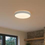 Lindby Smart LED-kattovalaisin Elmor Ø39cm harmaa RGB CCT Tuya Tuya