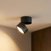 Lindby kattokohdevalaisin Thorid, 19 cm, 2 kpl, musta, G9