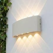 Lindby LED-ulkoseinävalaisin Ithan, 5-lamppuinen, valkoinen, 27 cm