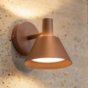 Lucande LED-ulkoseinävalaisin Tabena, ruskea, IP44, CCT