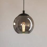 Riippuvalaisin Ariscani, savuharmaa, Ø 20 cm, lasi, E27