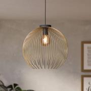 Riippuvalaisin VENEZUELA, kulta/musta, Ø 40 cm, metalli, E27