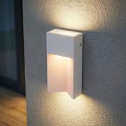 Lucande LED-ulkoseinävalaisin Kaholo, vaaleanharmaa, CCT, IP44