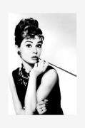 MalerifabrikkenJuliste Audrey Hepburn 3MustaJulisteet- Homeroom