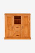 Loft24Highboard Selma 2 ovea/3 laatikkoaRuskeaKaapit- Homeroom