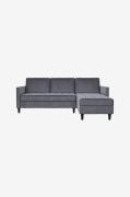 Dorel HomeSohva vuodesohva 3-paikkainen ja Chaise PresleyHarmaaVuodeso...
