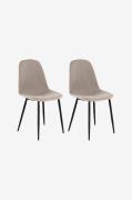 Loft24Ruokailutuoli 2 Pack MillerHarmaaTuolit- Homeroom