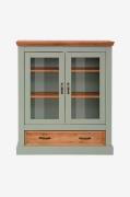 Loft24Vitriinikaappi Matala SelmaVihreäKaapit- Homeroom