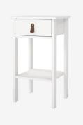 TvilumMadrid Yöpöytä 1 laatikkoValkoinenYöpöydät- Homeroom