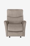 Loft24Chesley Recliner Manuel VelvetHarmaaNojatuolit- Homeroom