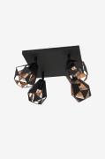 EGLOLED-spot Carlton 7 Black/Copper/AntiqueMustaKohdevalaisimet- Homer...