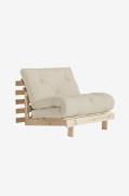 KarupLoungetuoli Roots 90, käsittelemätön runkoBeigeNojatuolit- Homero...