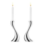 Georg Jensen Cobra kynttilänjalka 2 kpl keskikokoinen, 20 cm