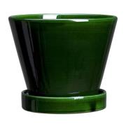 Bergs Potter Julie ruukku lasitettu Ø15 cm Green emerald