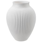 Knabstrup Keramik Knabstrup maljakko uritettu 27 cm Valkoinen