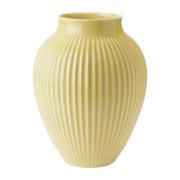 Knabstrup Keramik Knabstrup maljakko uritettu 27 cm Keltainen