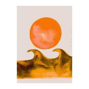 Paper Collective Sunset Waves -juliste 50 x 70 cm