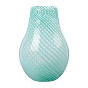 Broste Copenhagen Ada Cross Stripe -maljakko 22,5 cm Light turquoise