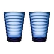 Iittala Aino Aalto juomalasi 2 kpl 33 cl Ultramariininsininen