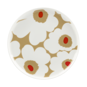 Marimekko Unikko lautanen Ø 20 cm White-beige-red