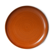 HKliving Home Chef side plate -leipälautanen Ø 20 cm Burned orange