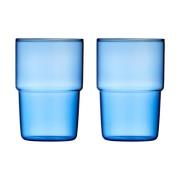 Lyngby Glas Torino juomalasi 40 cl 2-pakkaus Blue