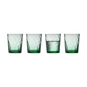 Lyngby Glas Vienna vesilasi 30 cl 4-pakkaus Green