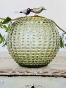 Anna Von Lipa Hobnail Globe maljakko 24 cm Olivegreen