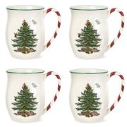 Spode Christmas Tree 40 cl 4-pakkaus Piparminttu