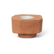 ferm LIVING Kurinu kynttilänjalka Terracotta