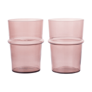 Ferm Living Boya juomalasi korkea 45 cl 2-pack. Mauve.