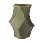 Ferm Living Cueva maljakko 26 cm Dark sage