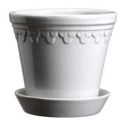 Bergs Potter Københavner ruukku lasitettu Ø14 cm Mineral White