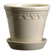 Bergs Potter Københavner ruukku lasitettu Ø14 cm Sand Stone